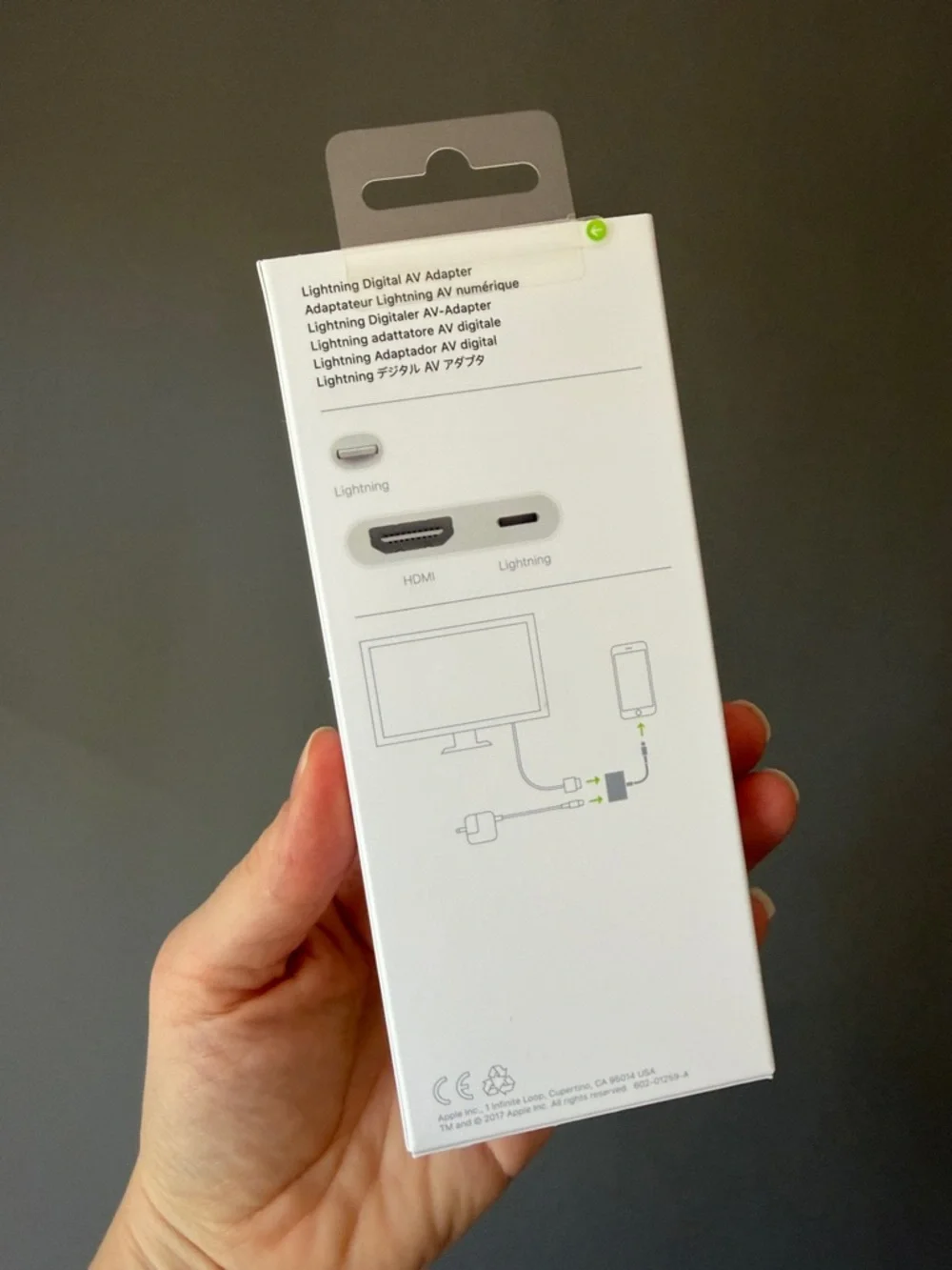 Apple Lightning to Digital AV Adapter - White NIB